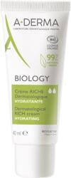 A-DERMA BIOLOGY Bőrgyógyászati tápláló hidratáló krém 40 ml