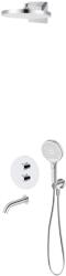 Oltens Set baterie cadă-duș Oltens Katla 34600100, cap de duș Oltens Regna 37009100, 39403100, 39100100, 37109100, 39304100, 37200100 (36067100)
