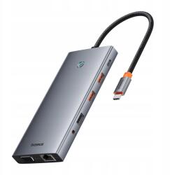 Baseus Hub Baseus PortalJoy Series 13az1ben Usb-c 2x Hdmi Dp Vga Usb-a 3.1 U (B00053002811-01)