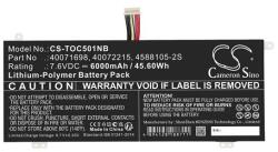 Cameron Sino Akkumulátor Dynabook 40071698 laptophoz - 6000mAh (CS-TOC501NB)