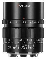 7artisans 75mm f/1.4 full frame (EOS-R) manuális objektív (75F14B-R) (SEVCAF012)