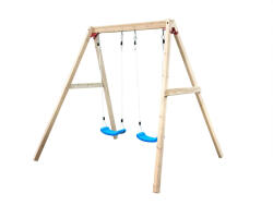  Kétszemélyes GINGER HOME fa gyerekhinta kertbe, 225×200×201 cm