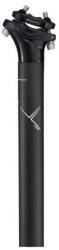 Merida Comp CC alumínium nyeregcső, 31, 6x400 mm, két csavaros, egyenes fejjel, fekete