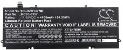 Cameron Sino Akkumulátor Razer RC30-0357 - 4700mAh, 11.55V - Fekete (CS-RZB137NB)