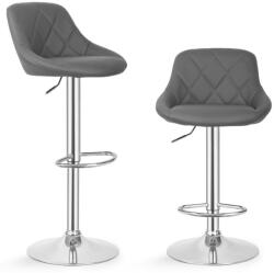 Miadomodo Bárszék 2 db karfa nélkül szürke (BRHK01gr-2er)