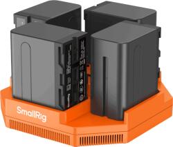 SmallRig Incarcator SmallRig de baterii pentru camera NP-F970 cu 4 canale & kit cu 4 baterii 4834 Incarcator baterii
