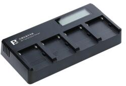 FB Incarcator FB 4x acumulatori compatibil Sony NP-F970 cu Display Incarcator baterii