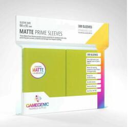 GameGenic Matte Prime Kártyavédő fólia 66x91mm (100 db/csomag) - Zöld (GAM37935) (GAM37935)