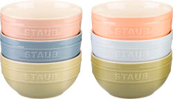 Staub купички за закуски 14 см, цветни, 6 бр (1029319)