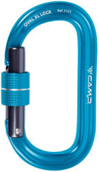 CAMP Karabiner Oval XL Lock 20mm fekete|kék