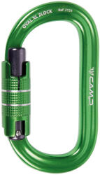 CAMP Karabiner Oval XL 2 Lock 20mm fekete|kék
