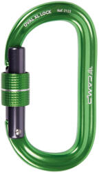 CAMP Karabiner Oval XL Lock 20mm fekete|zöld