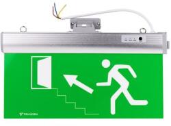 Tracon LED vészkijárat jelző lámpa ragasztható piktogramokkal EXIT-04-J-NM