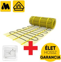 MAGNUM heating Magnum Mat elektromos fűtőszőnyeg 4 m2 / 600 Watt + manuális termosztát / padlófűtés szett (240801) - e-futesbolt