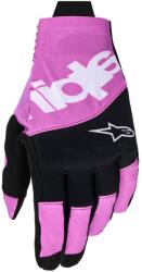 Alpinestars Mănuși motocross Alpinestars Techstar negru-gri deschis-violet (AIM172-0270)