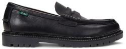 Ralph Lauren bőr mokaszin Jett Penny fekete, férfi, 803961420001 - fekete Férfi 44