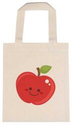  Óvodai jellel vászontáska 22x26, 3x0, 3cm méretben alma mosolygó jel