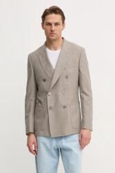 BOSS gyapjú kabát - bézs 52 - answear - 132 990 Ft