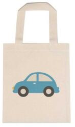  Óvodai jellel vászontáska 22x26, 3x0, 3cm méretben autó kék A jel