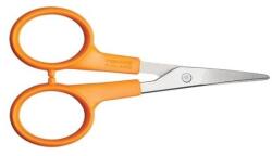 Fiskars Olló, körömvágó, 10 cm, hajlított, FISKARS "Classic", narancssárga (1000813) - tonerpiac