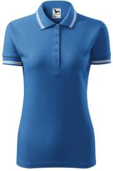 MALFINI Tricou polo damă Urban - Albastru azur | M (2201414)