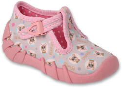 BEFADO 110P485 lány papucs rózsaszín kutyák 25 110P485_25 (110P485_25)