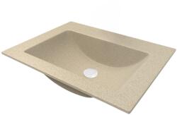 Brado PRIMO gránit mosdókagyló bézs színben, beépíthető