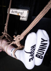 Sk8erboy BUNNY ROPE - stílusos fehér zokni fiatalos ritmusban - szexvital