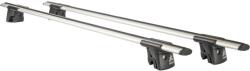 Aguri Runner II CD 135 cm-es ezüst alumínium integrált tetőkorlátra szerelhető tetőcsomagtartó készlet 51030 (8111)