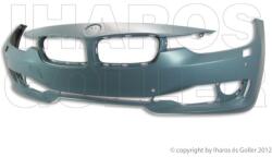 BMW 3 2011-2015 F30/F31 - Első lökhárító alap. fsz. mosós, 4 szenzor. (BASIS)*