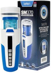 Leten SM370 - nyögő, forgó maszturbátor (fehér) - sexshopcenter