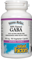 Natural Factors 100% Natural GABA / 90 Vcaps