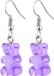 HARAHU Bear Fülbevaló-Lila KP38302