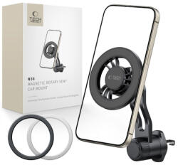 Tech-Protect N56 Rotary Vent MagSafe telefontartó autóba, fekete