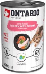 ONTARIO Kitten csirkehússal és garnélával, pástétom 400g