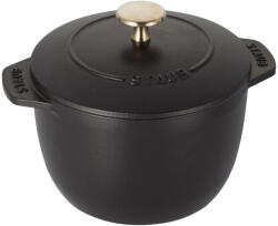 Staub öntöttvas rizses főzőedény fekete 16 cm (11721625)