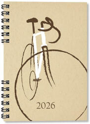 PD Calendar Határidőnapló Period ECO A/5 heti spirálos Bicycle 2026