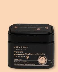 Mary & May Mască premium cu esență de idebenonă și complex de mure Premium Idebenone Blackberry Complex Essence Mask - 250 g / 20 buc Masca de fata