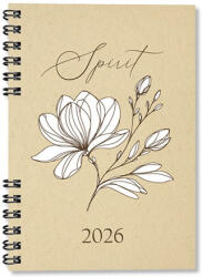 PD Calendar Határidőnapló Period ECO A/5 heti spirálos Spirit 2026