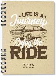 PD Calendar Határidőnapló Period ECO A/5 heti spirálos Ride 2026