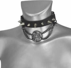 Leather & Steel Fashion guler (ham de pantofi) THE DEVIL'S KISS PENTAGRAM- LSF3 26