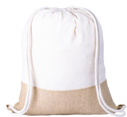  Jucox vászon-juta összehúzható hátizsák (AP721238)