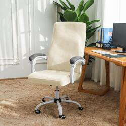 Forcheer Forgószék Huzat (L-es, bársonyos, 1 részes, rugalmas, mosható, bézs)