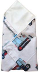  Környezetbarát újraszalvéta 28x28 cm / kék munkagépes