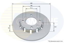 COMLINE Brzdový kotúč COMLINE ADC5084 (ADC5084)