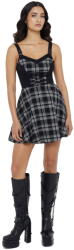 KILLSTAR рокля дамска KILLSTAR - Banshees Echo - Tartan - KSRA012089