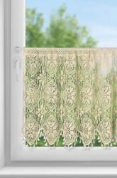 Takoy Perdea vitraliu ajurată MOLY în stil boho decorată cu ciucuri fine 150 x 60 cm