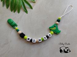 Baby Panda Névre szóló cumilánc - Krokodil