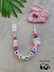 Baby Panda Névre szóló rágcsalánc - Nyuszi