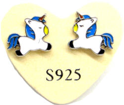 UNIKORNIS ezüst bedugós fülbevaló (5 éves kortól ajánlott 12 éves korig) (2025081503)